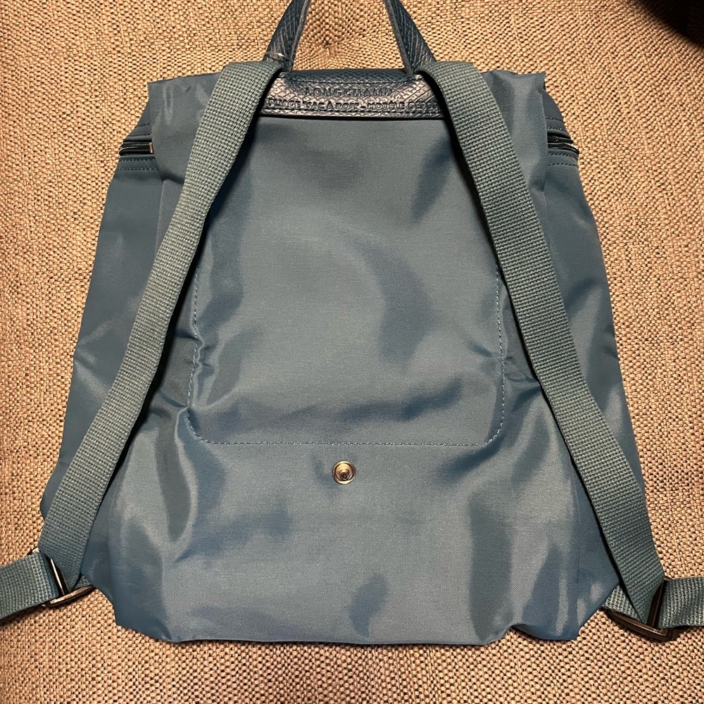 Longchamp Le Pliage Green M Backpack -  Peacock (Teal) - Picture 11 of 13